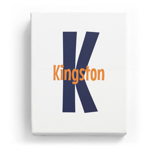 Kingston Overlaid on K - Cartoony