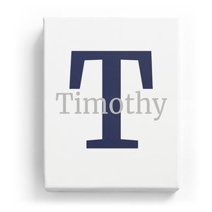 Timothy Overlaid on T - Classic