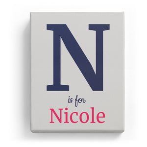 N is for Nicole - Classic