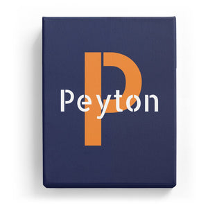 Peyton Overlaid on P - Stylistic