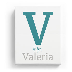 V is for Valeria - Classic