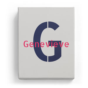 Genevieve Overlaid on G - Stylistic
