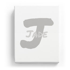 Jade Overlaid on J - Artistic