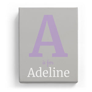 A is for Adeline - Classic