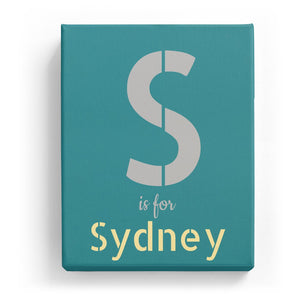 S is for Sydney - Stylistic