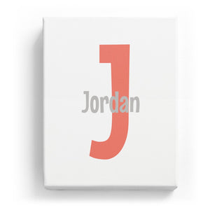 Jordan Overlaid on J - Cartoony