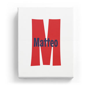 Matteo Overlaid on M - Cartoony