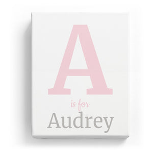 A is for Audrey - Classic