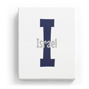 Israel Overlaid on I - Cartoony