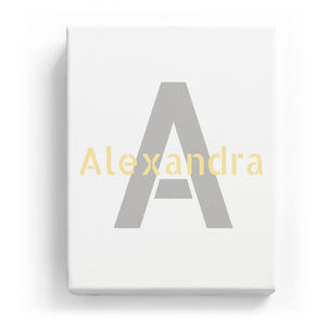 Alexandra Overlaid on A - Stylistic