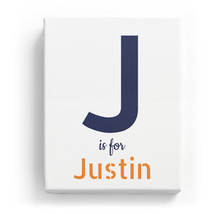 J is for Justin - Stylistic