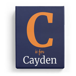 C is for Cayden - Classic