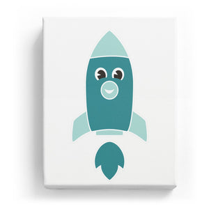 Rocketship with a Face - No Background