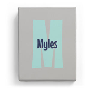 Myles Overlaid on M - Cartoony
