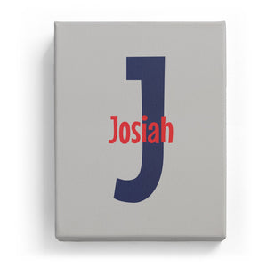 Josiah Overlaid on J - Cartoony