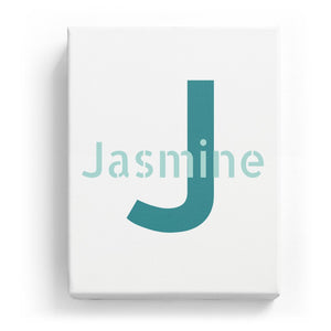 Jasmine Overlaid on J - Stylistic