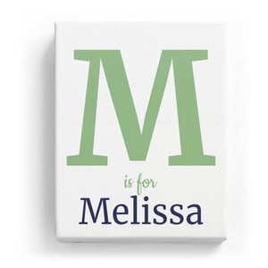 M is for Melissa - Classic