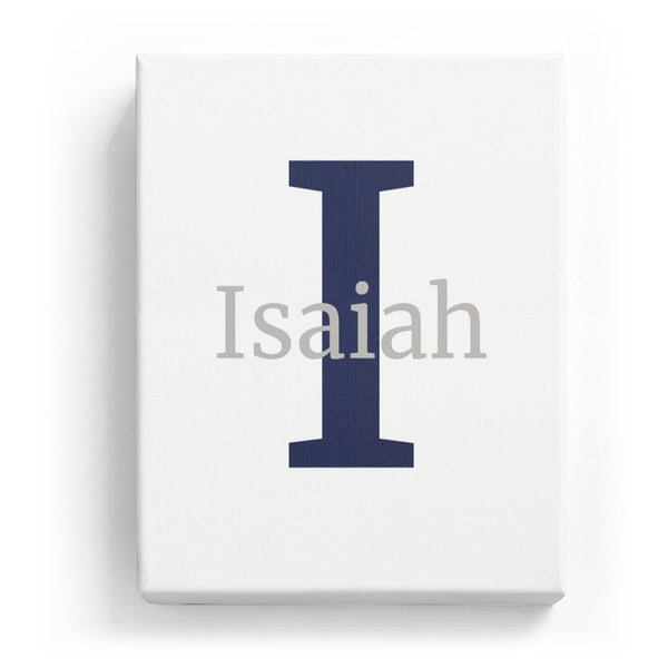Isaiah Overlaid on I - Classic