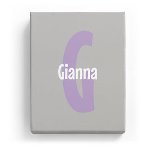 Gianna Overlaid on G - Cartoony