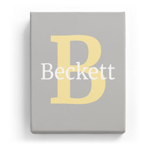 Beckett Overlaid on B - Classic