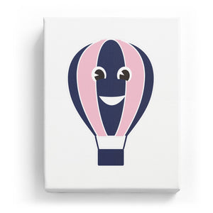 Hot Air Balloon with Face - No Background