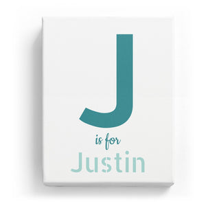 J is for Justin - Stylistic