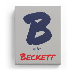 B is for Beckett - Artistic