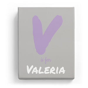 V is for Valeria - Artistic