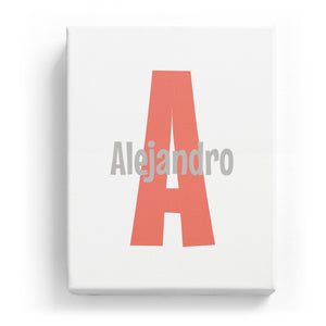 Alejandro Overlaid on A - Cartoony