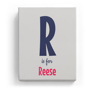 R is for Reese - Cartoony