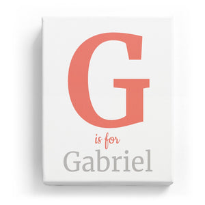 G is for Gabriel - Classic