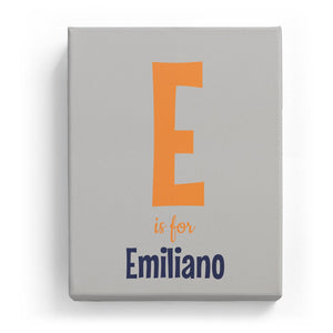 E is for Emiliano - Cartoony
