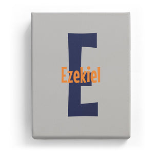 Ezekiel Overlaid on E - Cartoony
