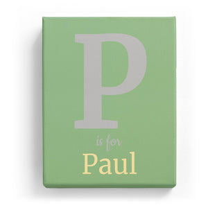 P is for Paul - Classic