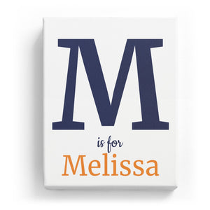 M is for Melissa - Classic