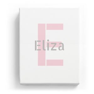 Eliza Overlaid on E - Stylistic