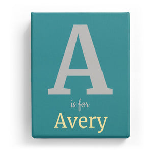 A is for Avery - Classic