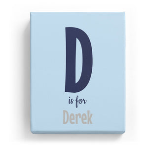 D is for Derek - Cartoony