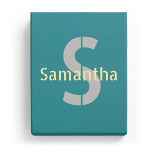 Samantha Overlaid on S - Stylistic