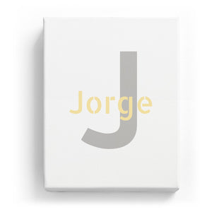 Jorge Overlaid on J - Stylistic