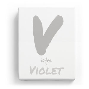 V is for Violet - Artistic