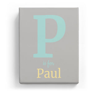 P is for Paul - Classic