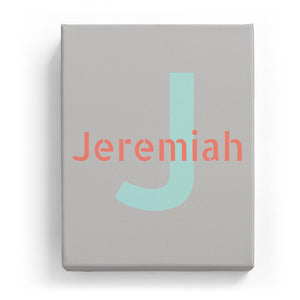 Jeremiah Overlaid on J - Stylistic