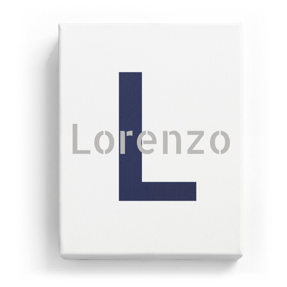 Lorenzo's Personalized Canvas Art