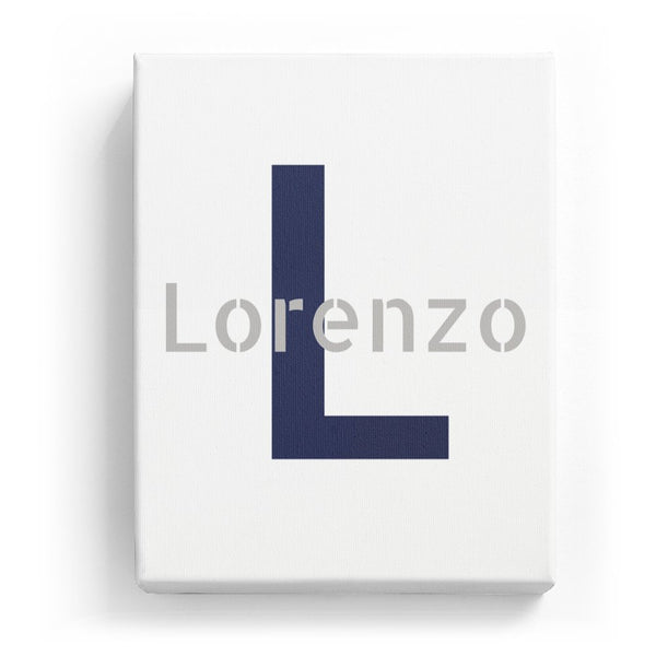Lorenzo Overlaid on L - Stylistic