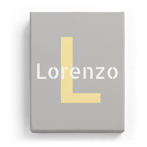 Lorenzo Overlaid on L - Stylistic