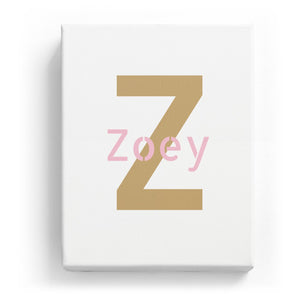 Zoey Overlaid on Z - Stylistic