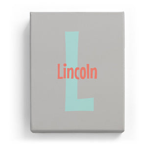 Lincoln Overlaid on L - Cartoony