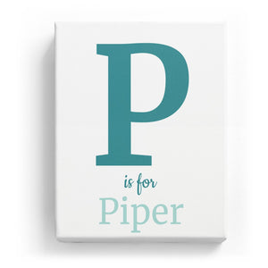 P is for Piper - Classic