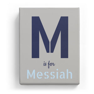 M is for Messiah - Stylistic